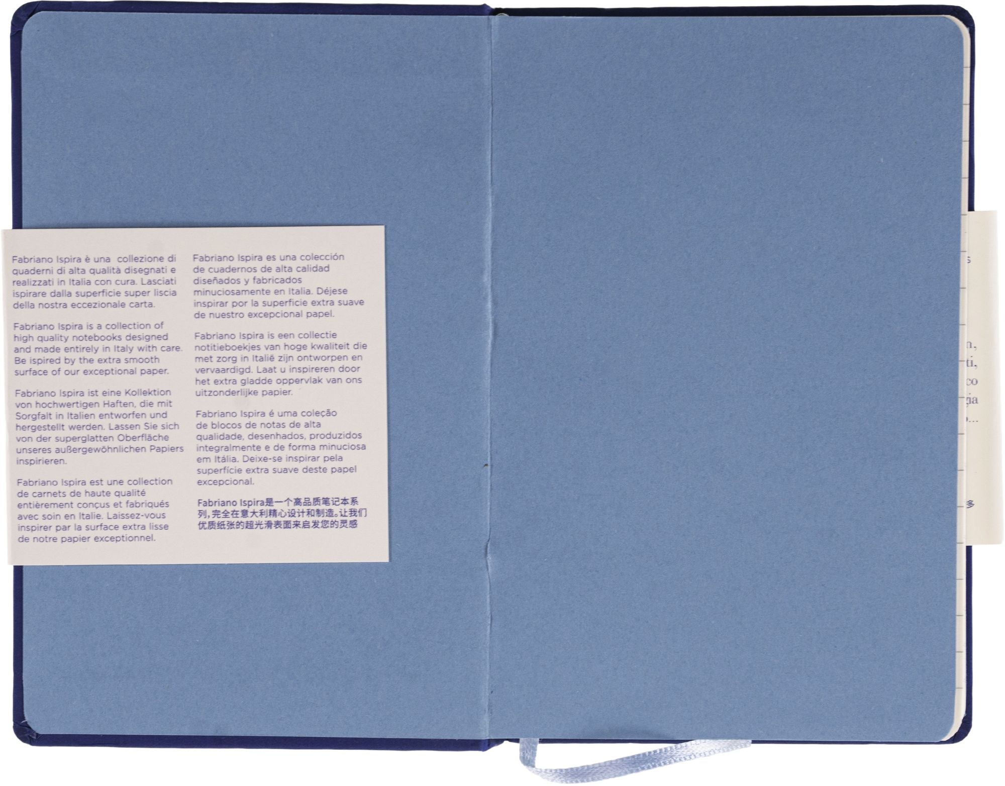 Ispira Journal, 3.5 x 5.5, Hard-Cover, Lined, Blue