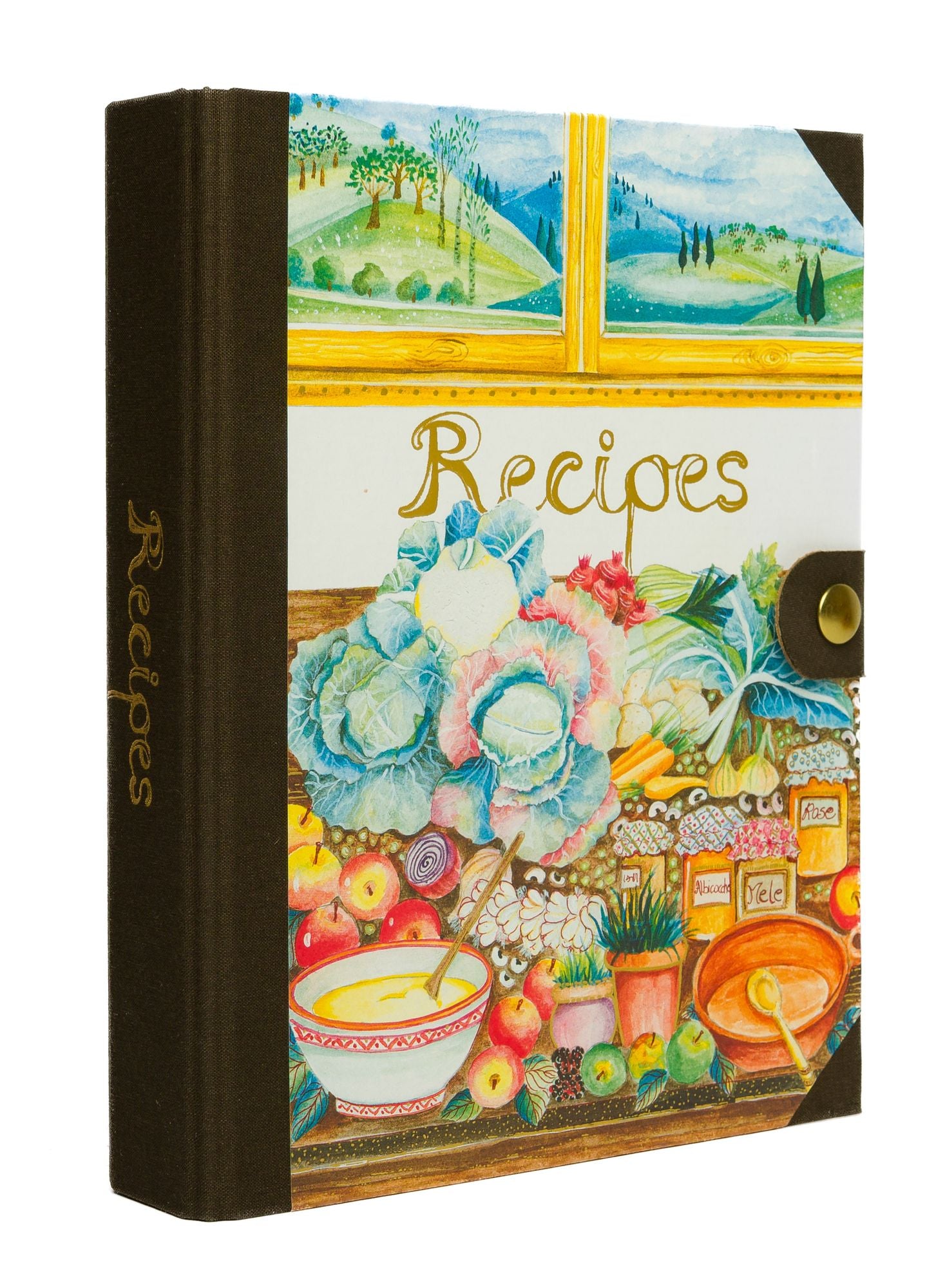 Vintage Italian Countryside Recipe Journal
