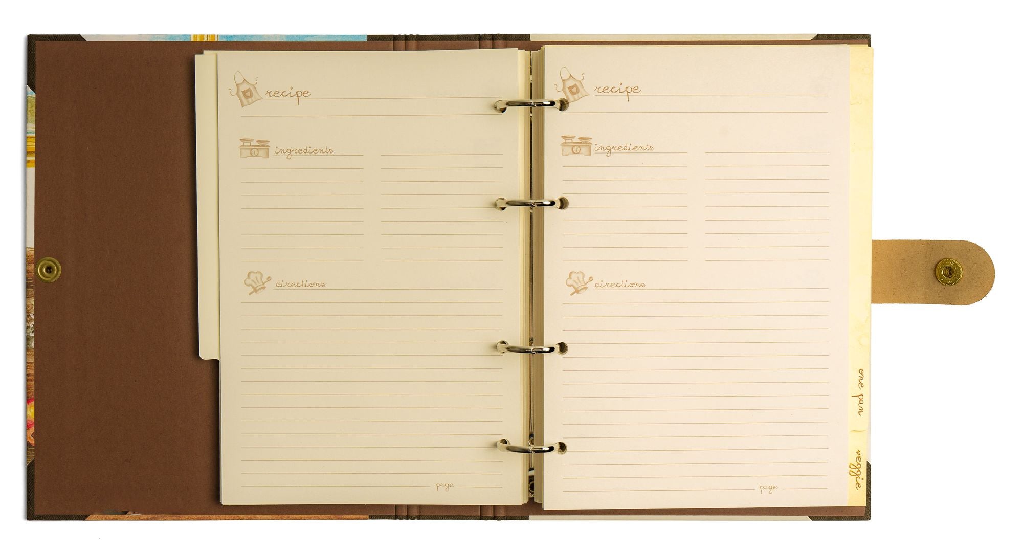 Vintage Italian Countryside Recipe Journal