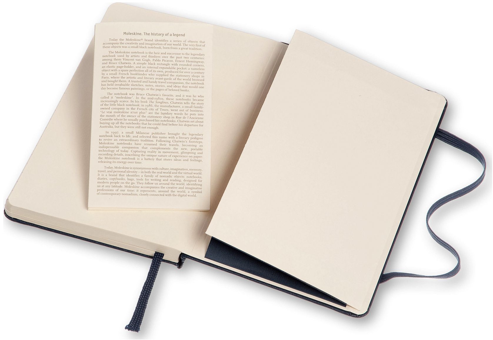 Moleskine Classic Notebook, Pocket, Ruled, Sapphire Blue, Hard Cover (3.5 x 5.5)