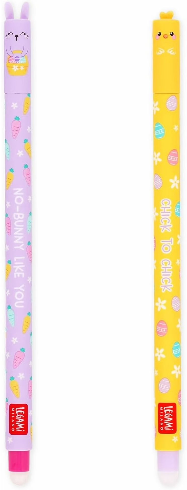 SET OF 2 ERASABLE GEL PENS - HOPPY EASTER