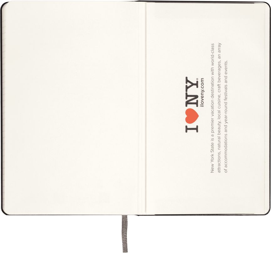 Moleskine Limited Edition I Love NY Notebook, Large, Ruled, Black, Hard Cover (5 x 8.25)