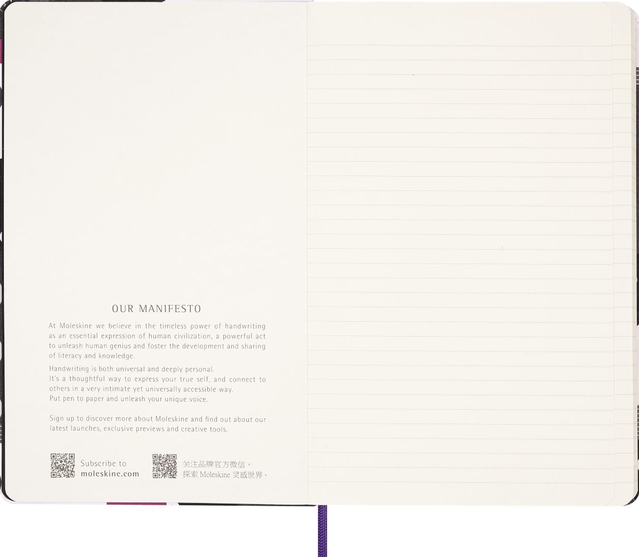 Moleskine x Marc Jacobs x Derrick Adams Artist Capsule Joy! Limited Edition Notebook, Hard Cover, Large (5" x 8.25") Ruled/Lined, Magenta/Black Dice, 240 Pages