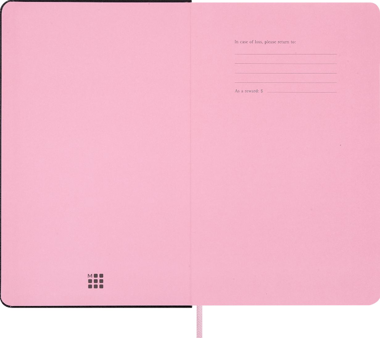 Moleskine x BLACKPINK Limited Edition Notebook, Hard Cover, Large (5" x 8.25") Ruled/Lined, Black, 240 Pages