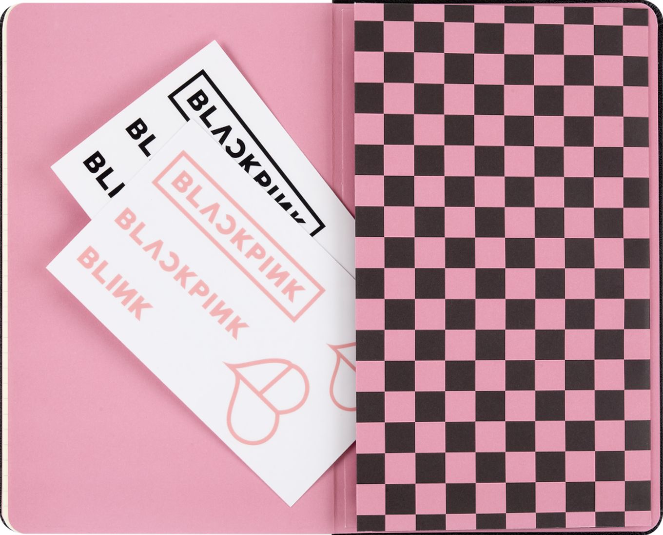 Moleskine x BLACKPINK Limited Edition Notebook, Hard Cover, Large (5" x 8.25") Ruled/Lined, Black, 240 Pages
