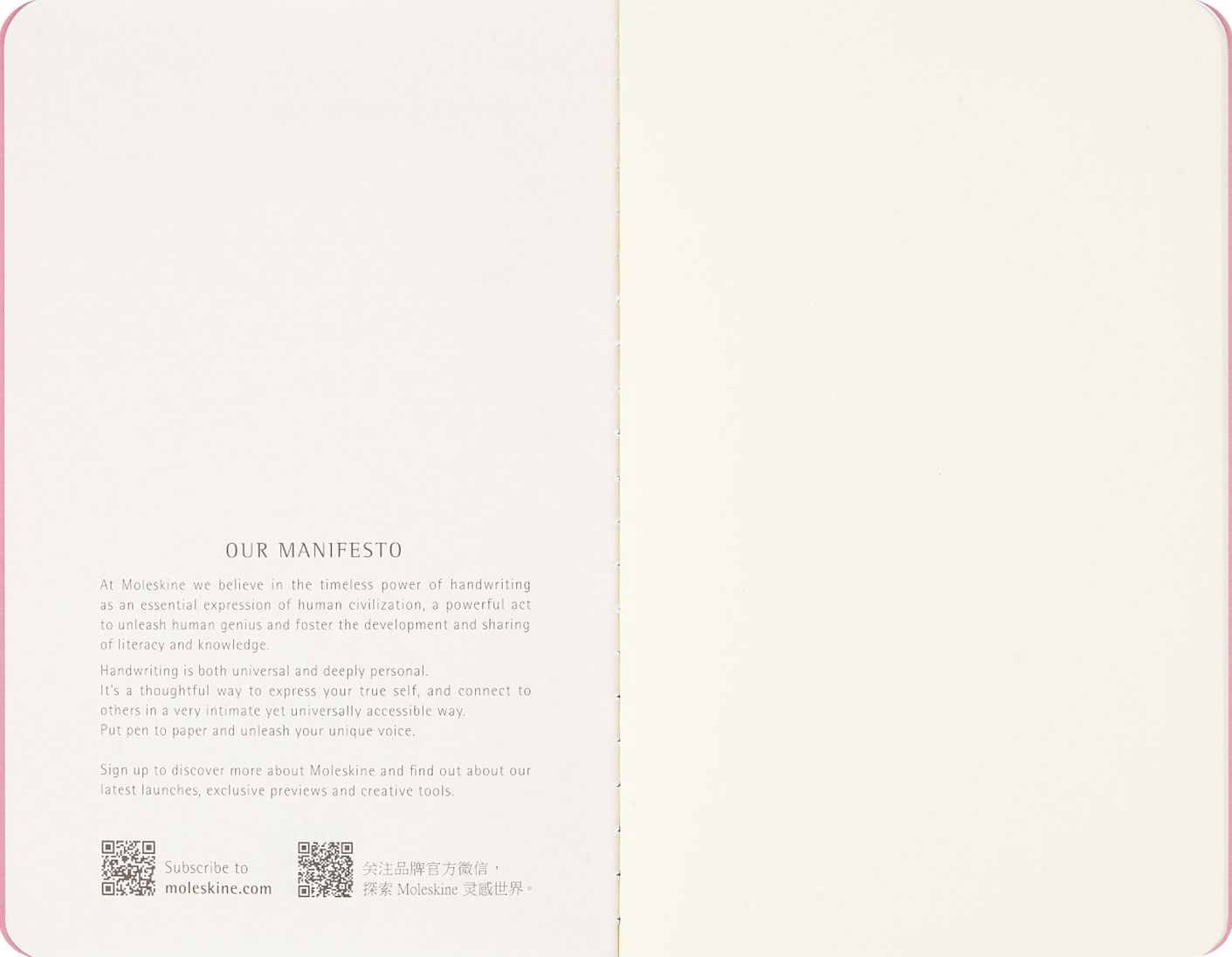 Moleskine x BLACKPINK Limited Edition Cahier Journals, Pocket (3.5" x 5.5") Plain/Blank, Black & Pink, 64 Pages (Set of 4)