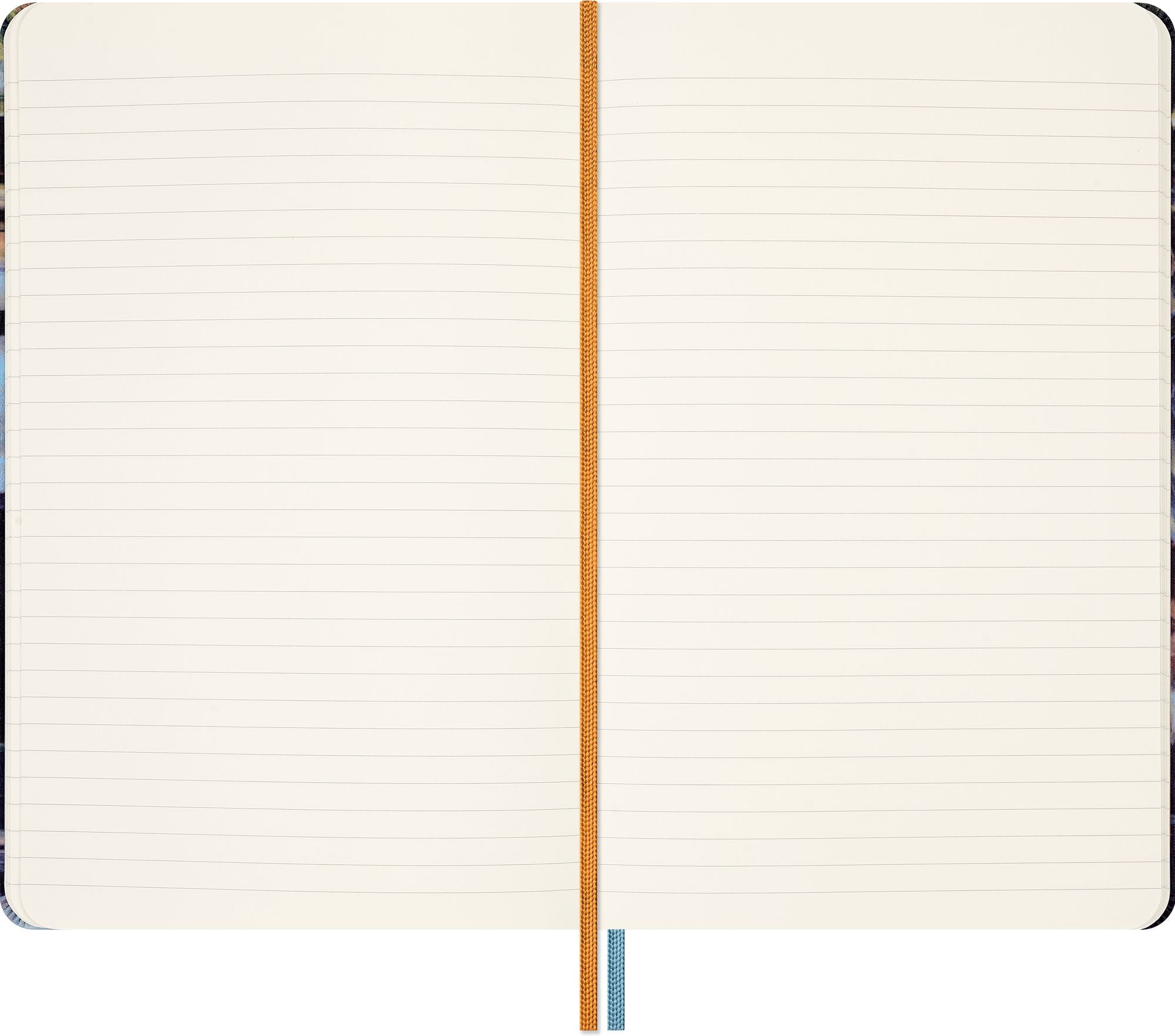 Moleskine Limited Edition Impressionism Notebook, Hard Cover, Large (5" x 8.25") Ruled, Dappled Blue, 176 Pages
