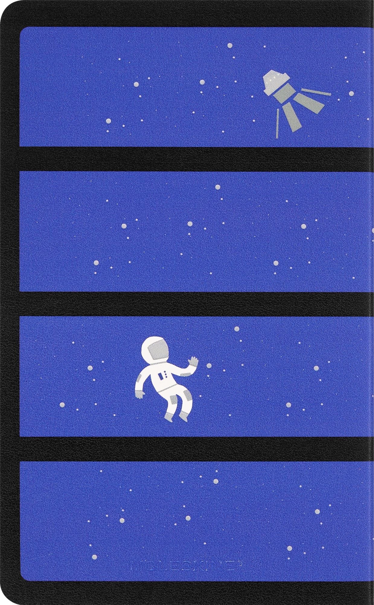 Moleskine Limited Edition NASA-inspired Volant Journal, Soft Cover, Large (5" x 8.25"), Plain, Blue/Black, 80 pages