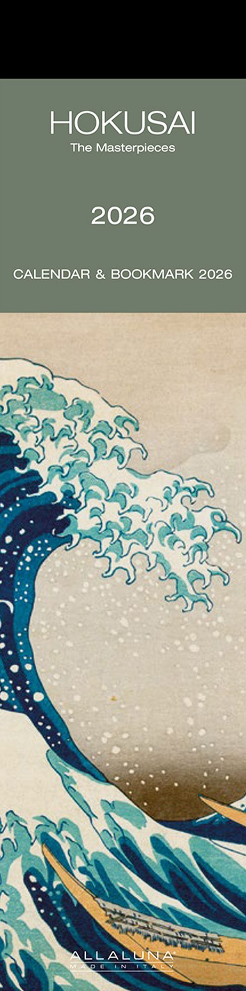 2026 Hokusai Bookmark Calendar