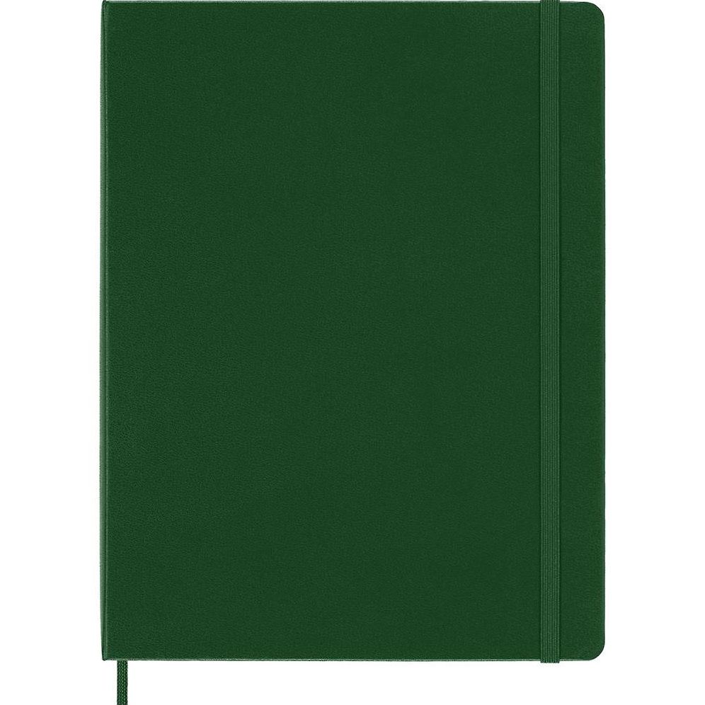 Moleskine Classic Notebook, Extra Large, Ruled, Myrtle Green, Hard Cover (7.5 x 9.75)