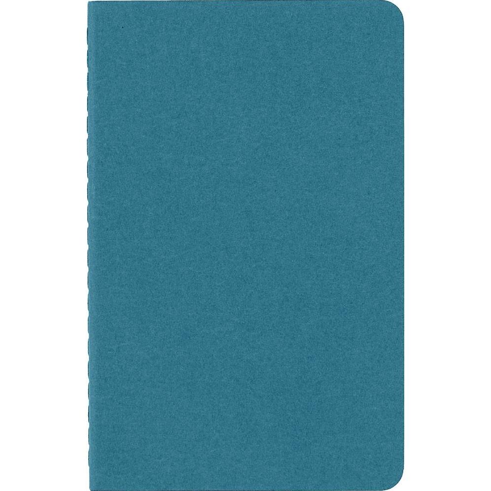 Moleskine Cahier Journal, Pocket, Ruled, Brisk Blue (3.5 x 5.5)