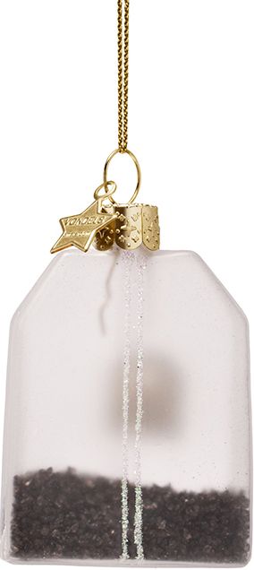 Glass Ornament, Tea Bag