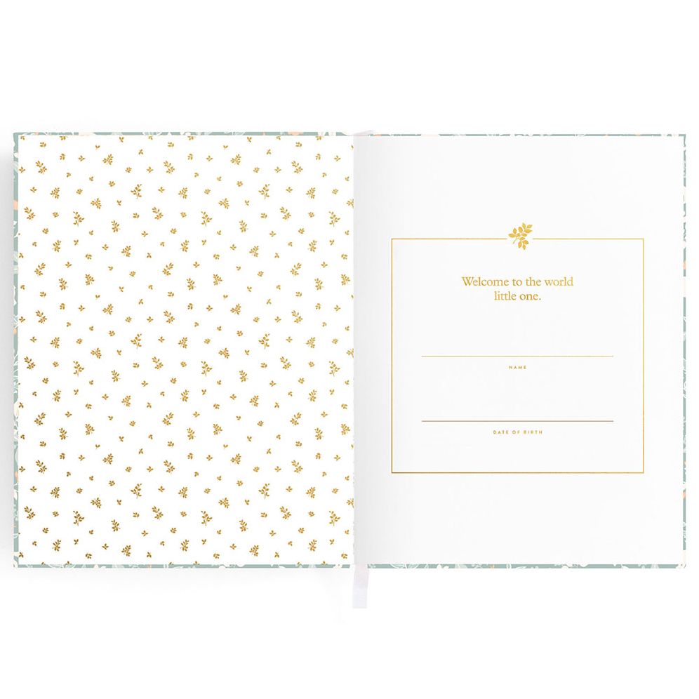 Baby Book Forest Friends Sage