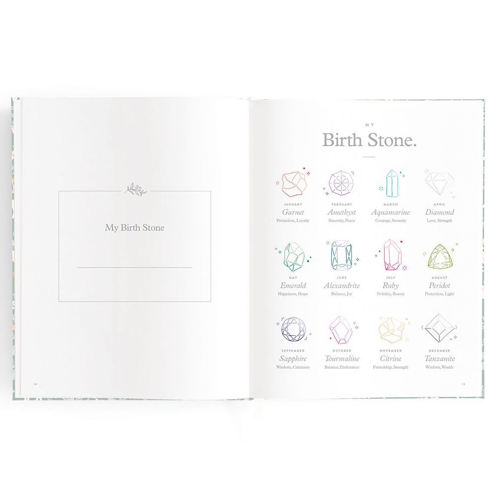 Baby Book Forest Friends Sage