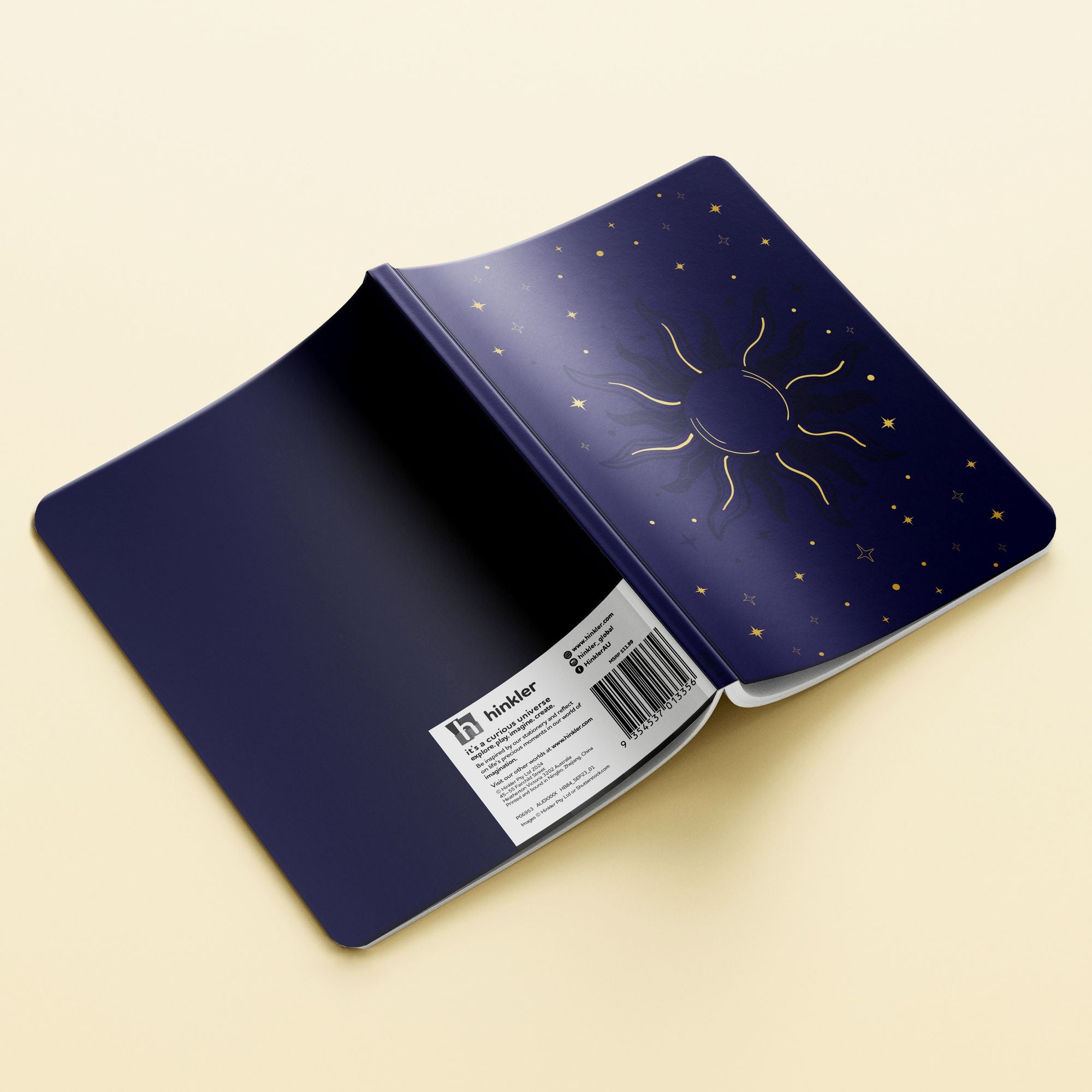 Celestial Sun Faux Leather Journal