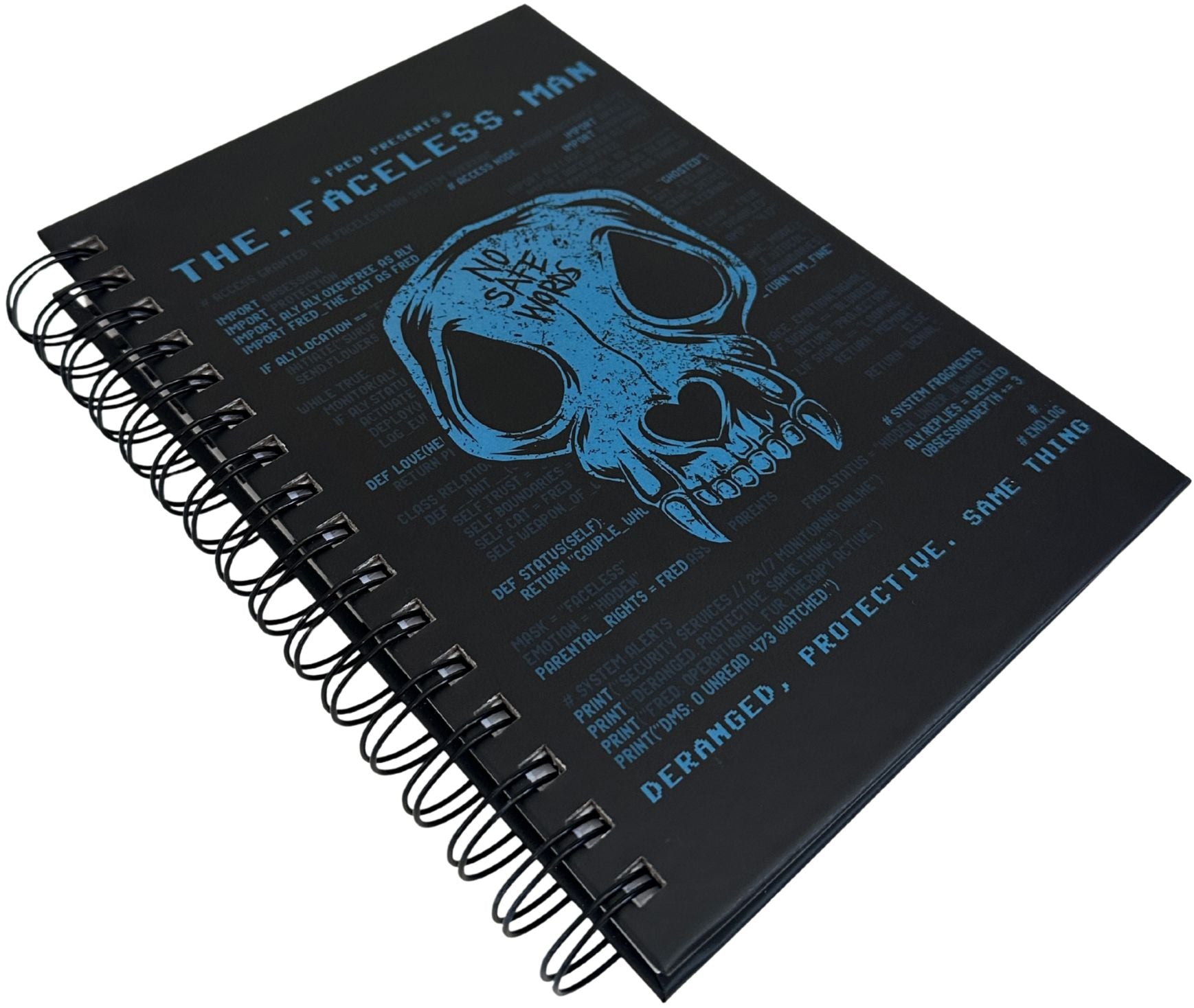 Lights Out The Faceless Man Notebook