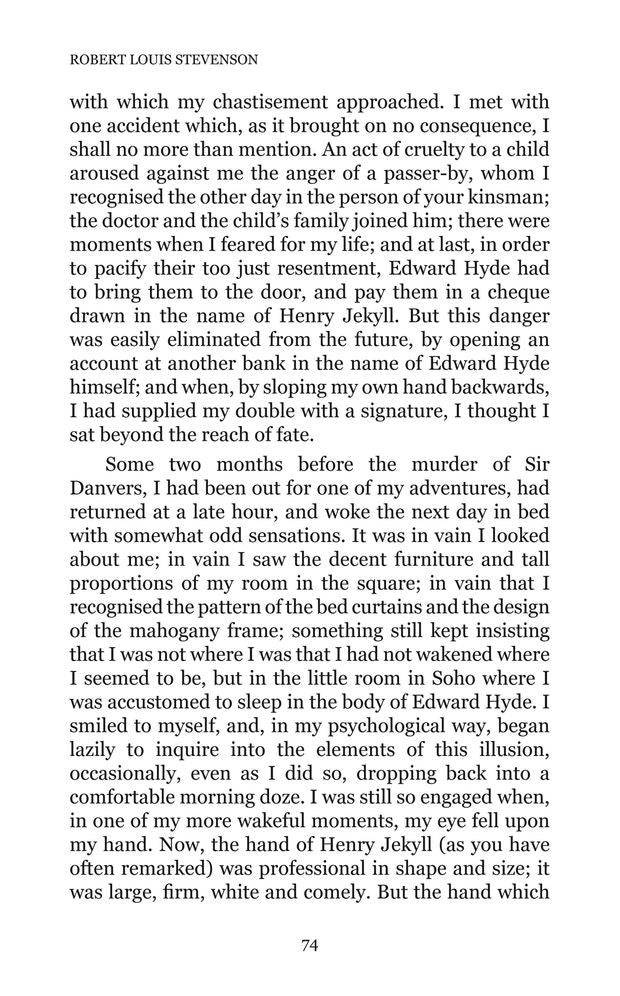 The Strange Case of Dr Jekyll and Mr Hyde