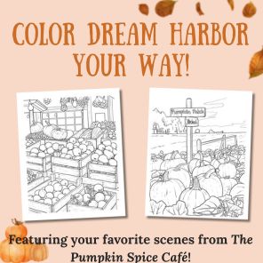 The Pumpkin Spice Café Coloring Book