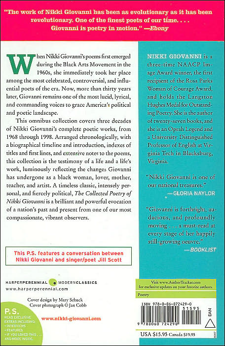 The Collected Poetry of Nikki Giovanni: 1968-1998