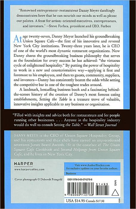 Setting the Table: The Transforming Power of Hospitality in Business