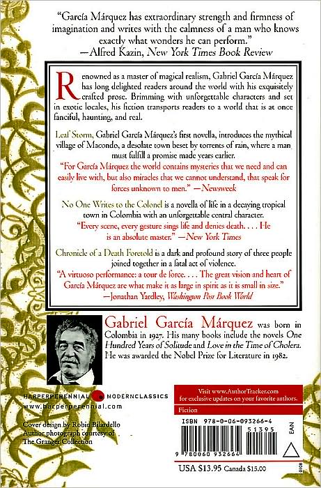 Collected Novellas: Leaf Storm; No One Writes to the Colonel; Chronicle of a Death Foretold