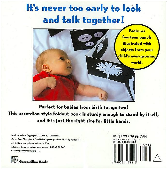 Black & White: A High Contrast Book For Newborns