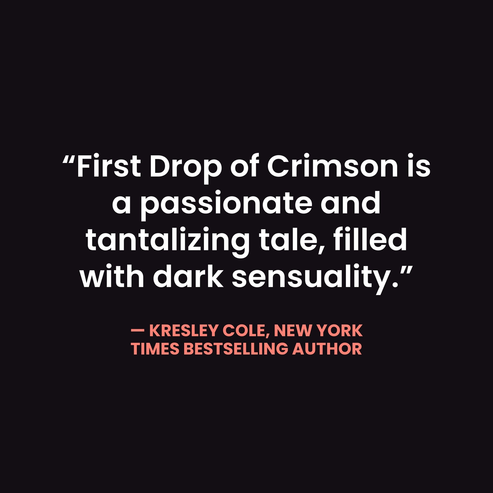 First Drop of Crimson (Night Huntress World Series #1)