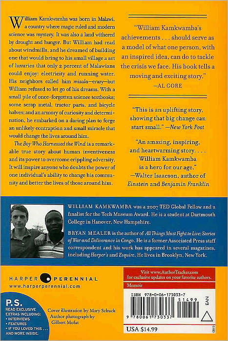 The Boy Who Harnessed the Wind: Creating Currents of Electricity and Hope