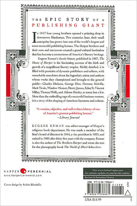 The House of Harper: The Making of a Modern Publisher