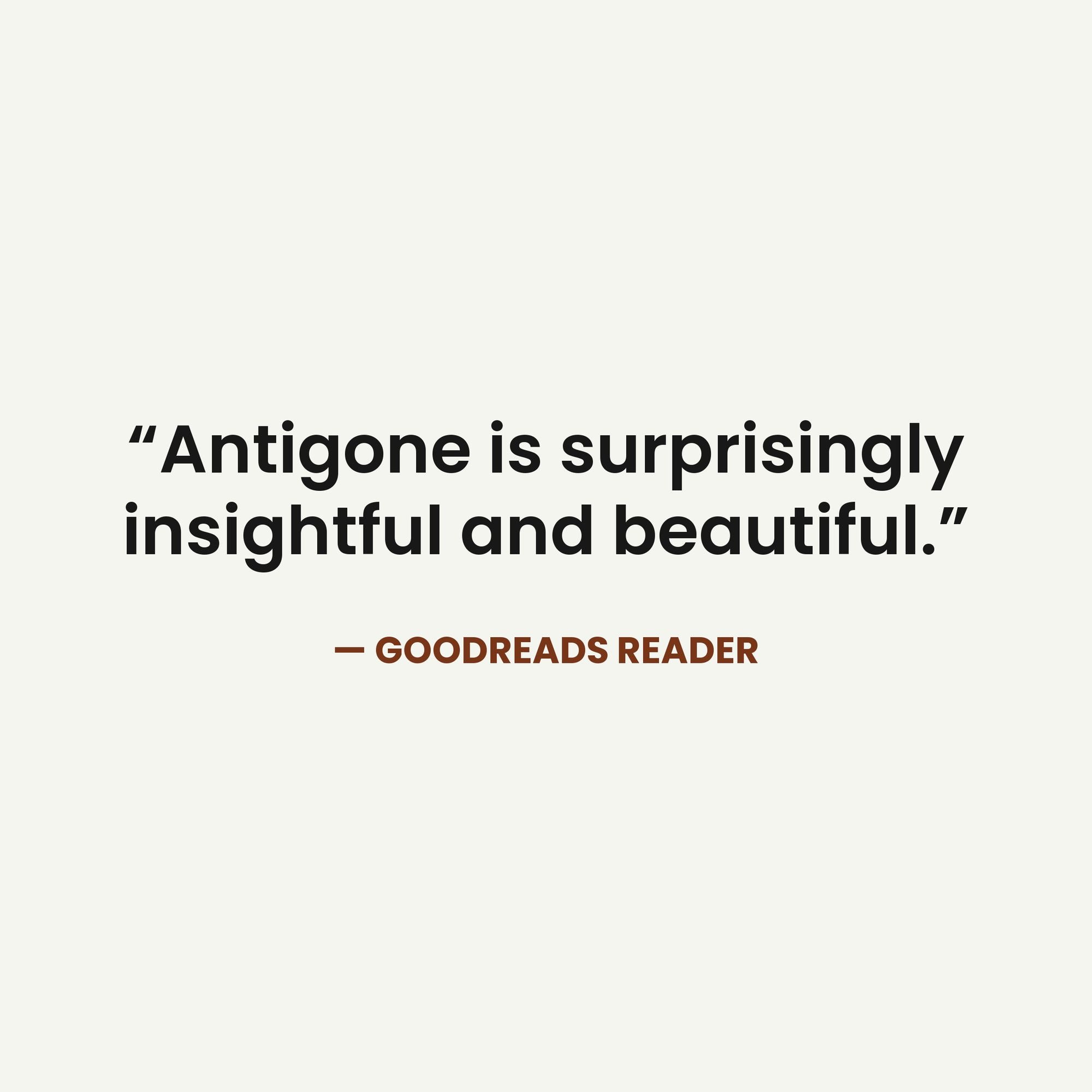 Antigone: A New Translation