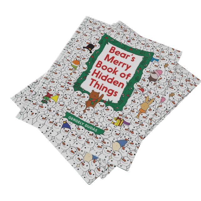 Bear's Merry Book of Hidden Things: Christmas Seek-and-Find: A Christmas Holiday Book for Kids