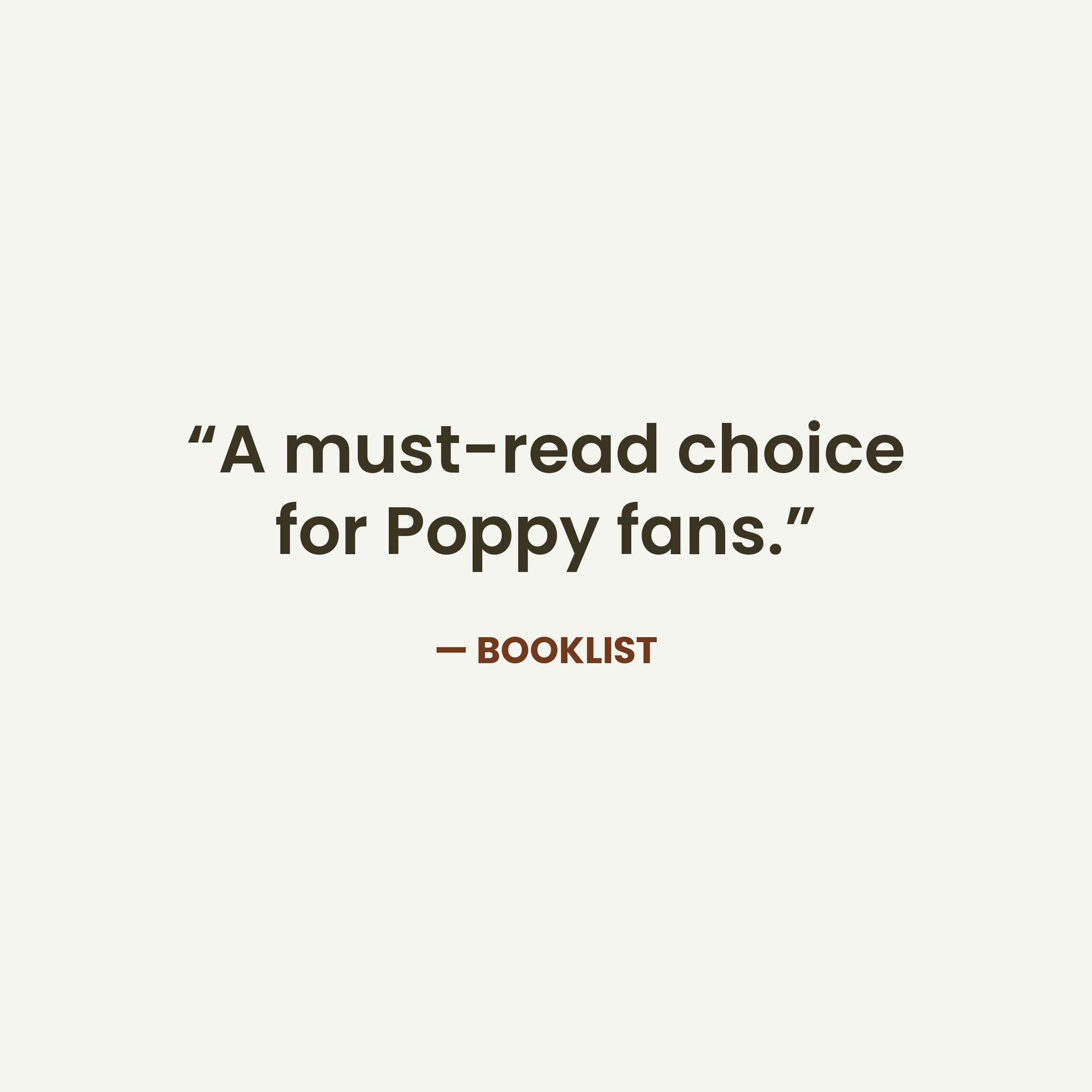 Ragweed and Poppy (Poppy Stories #2)