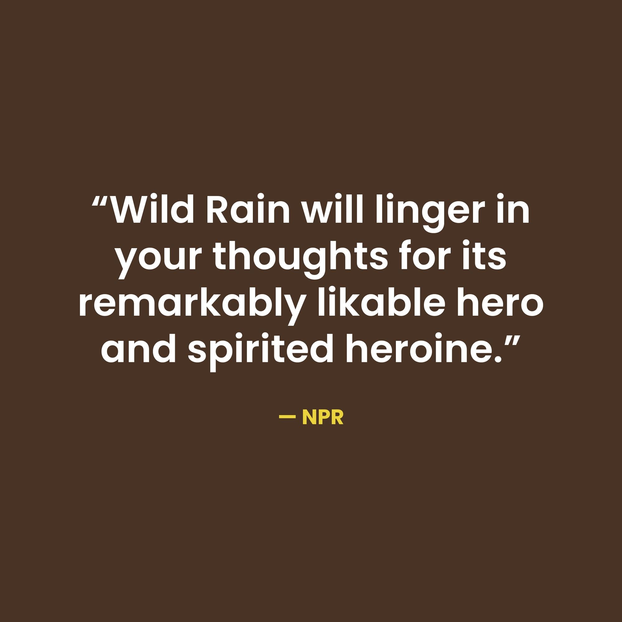 Wild Rain (Women Who Dare Series #2)