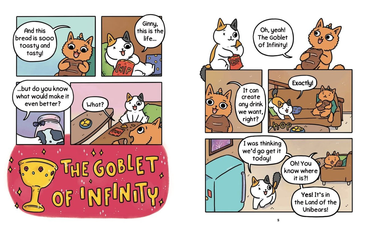 Cat & Cat Adventures: The Goblet of Infinity: A Graphic Novel