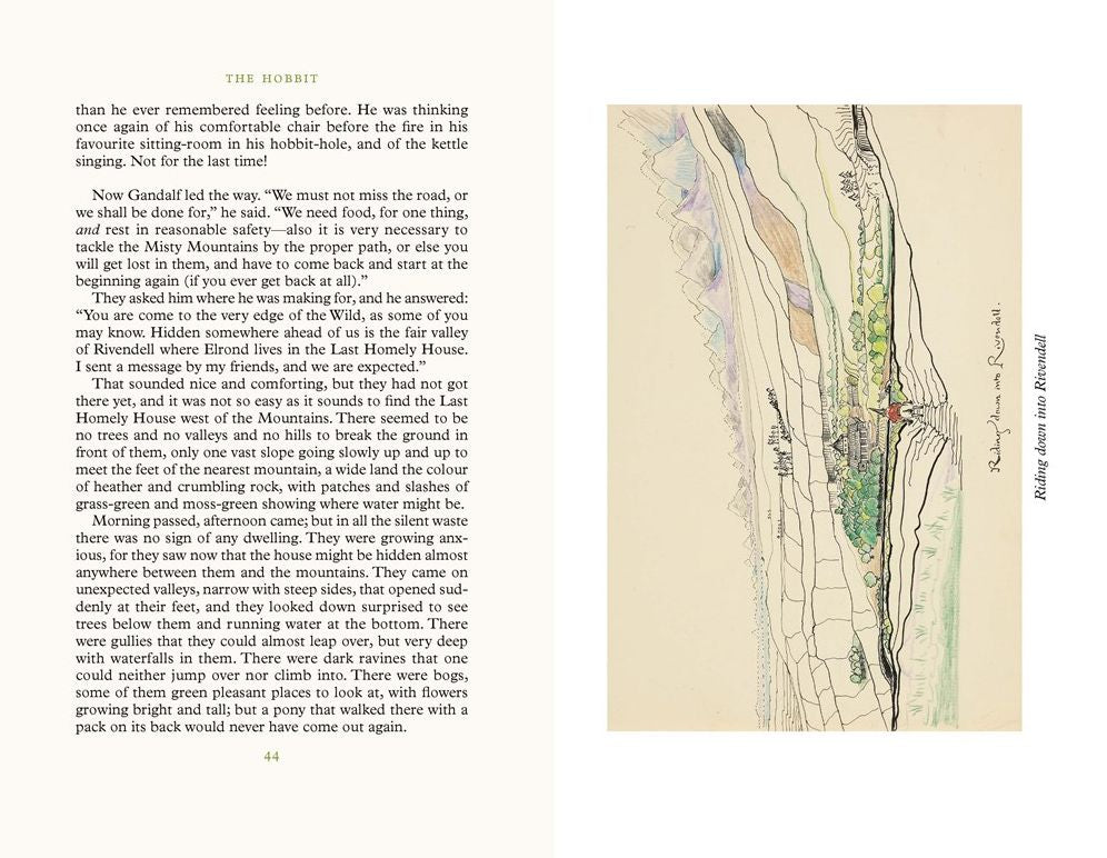 The Hobbit Illustrated by the Author: Illustrated by J.R.R. Tolkien