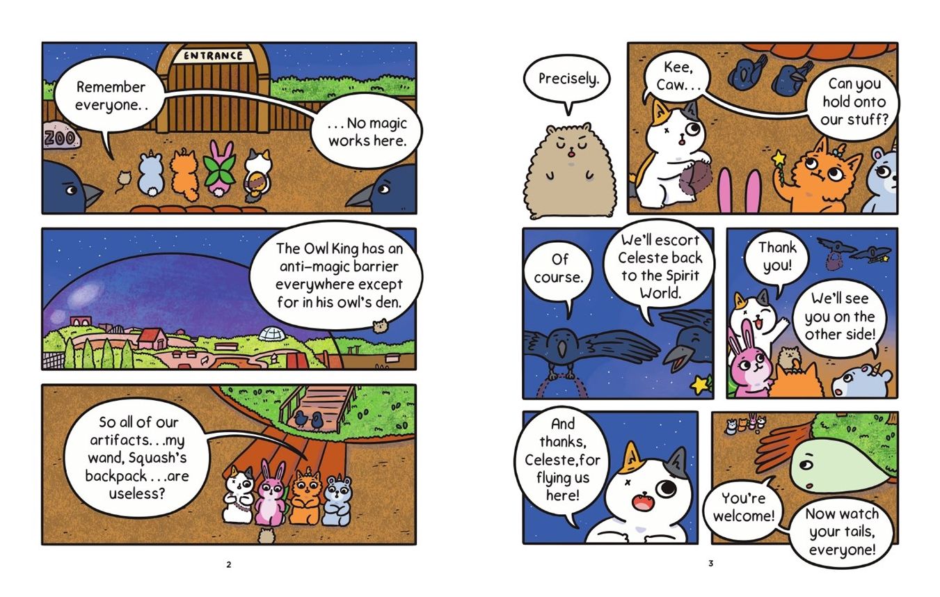 Cat & Cat Adventures: The Lair of the Owl King: A Graphic Novel