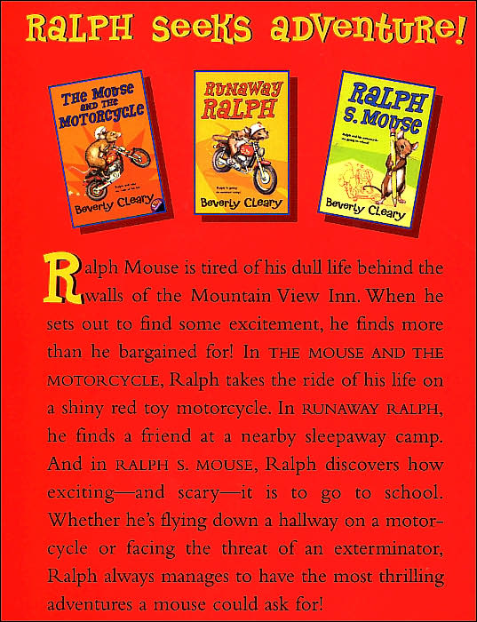 The Ralph Mouse 3-Book Collection: The Mouse and the Motorcycle, Runaway Ralph, Ralph S. Mouse