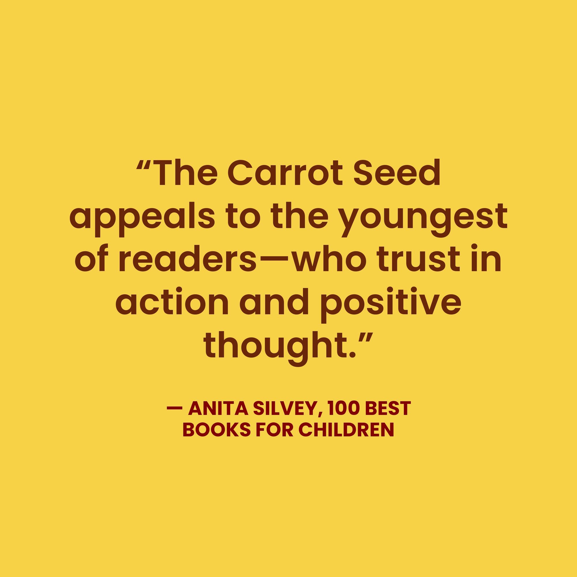 The Carrot Seed: 75th Anniversary