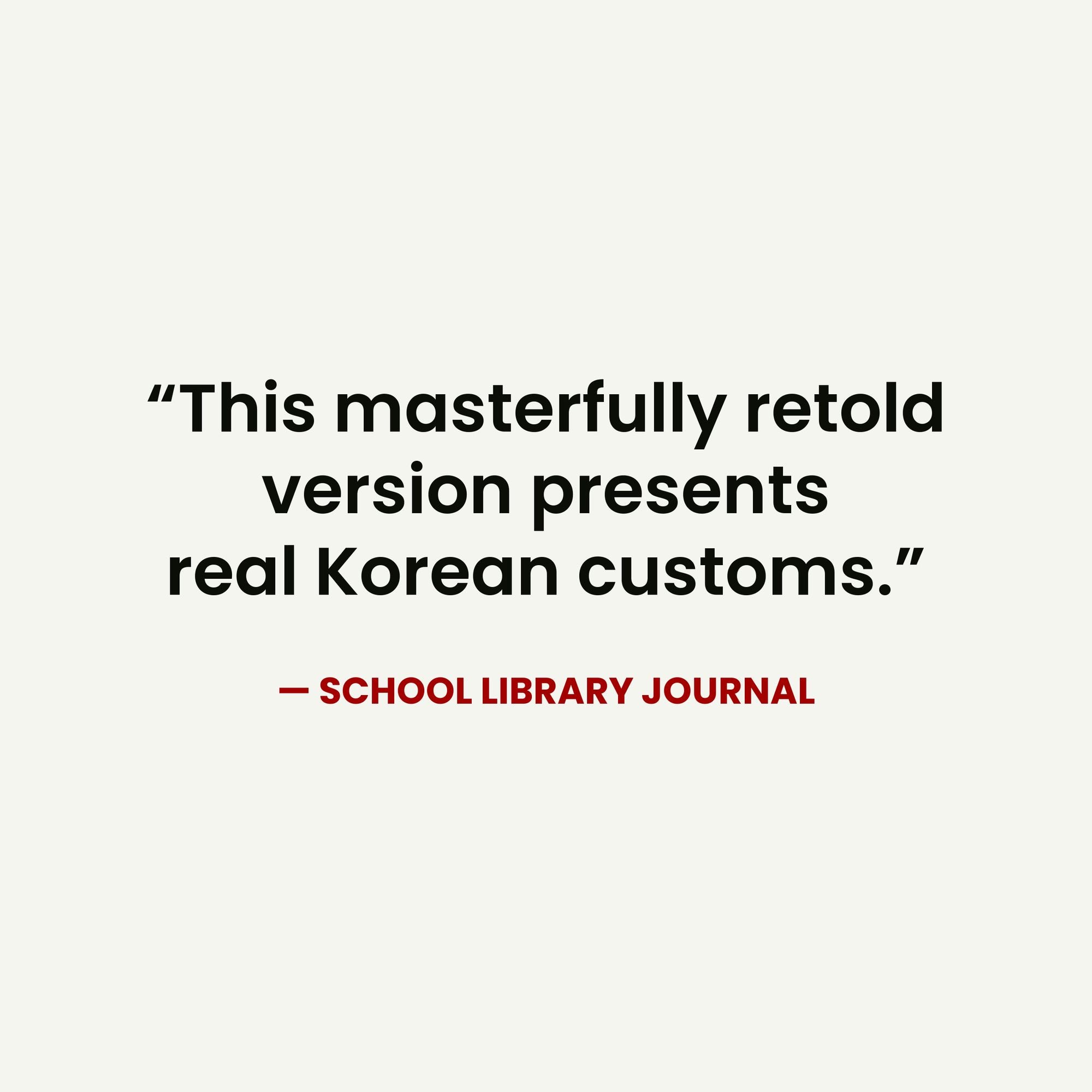The Korean Cinderella