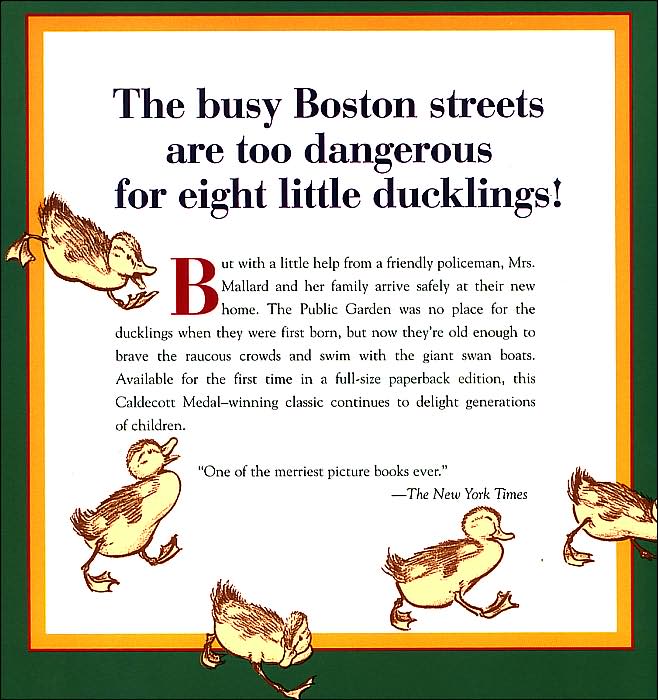Make Way for Ducklings (Caldecott Medal Winner)