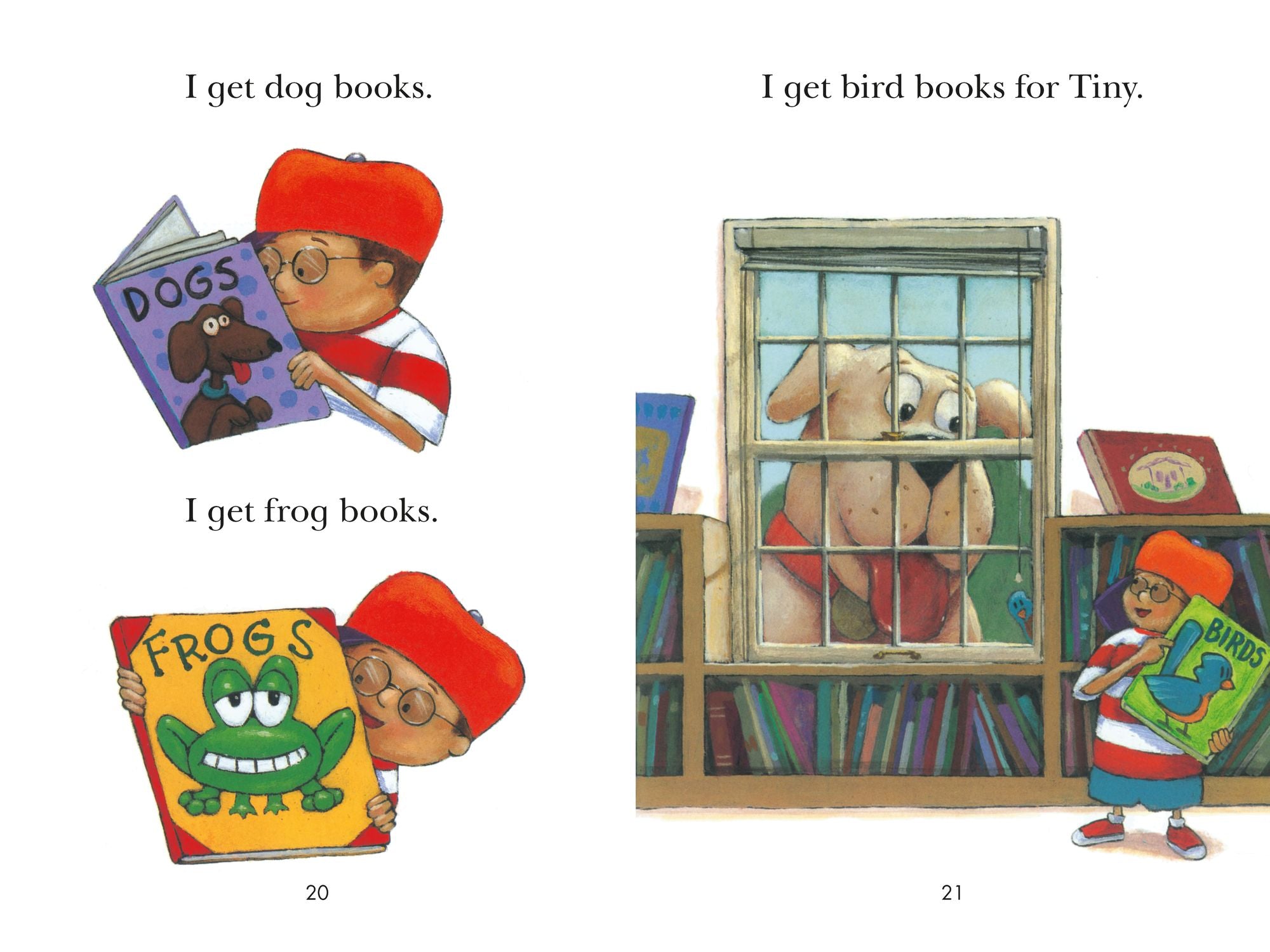 Tiny Goes to the Library