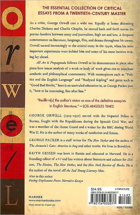 All Art Is Propaganda: Critical Essays