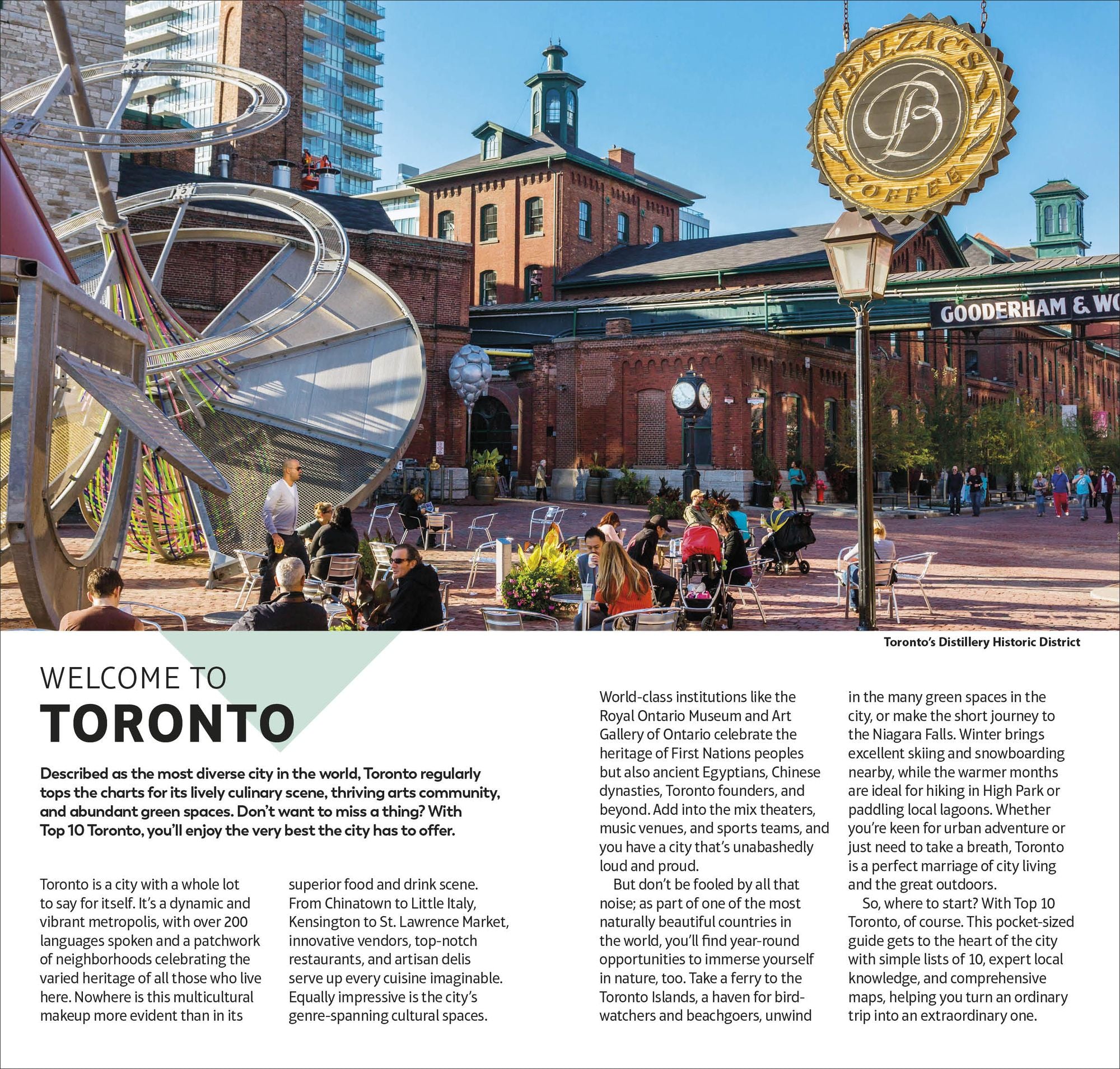 DK Top 10 Toronto: Top 10 lists for your perfect trip, plus an all-weather folded map