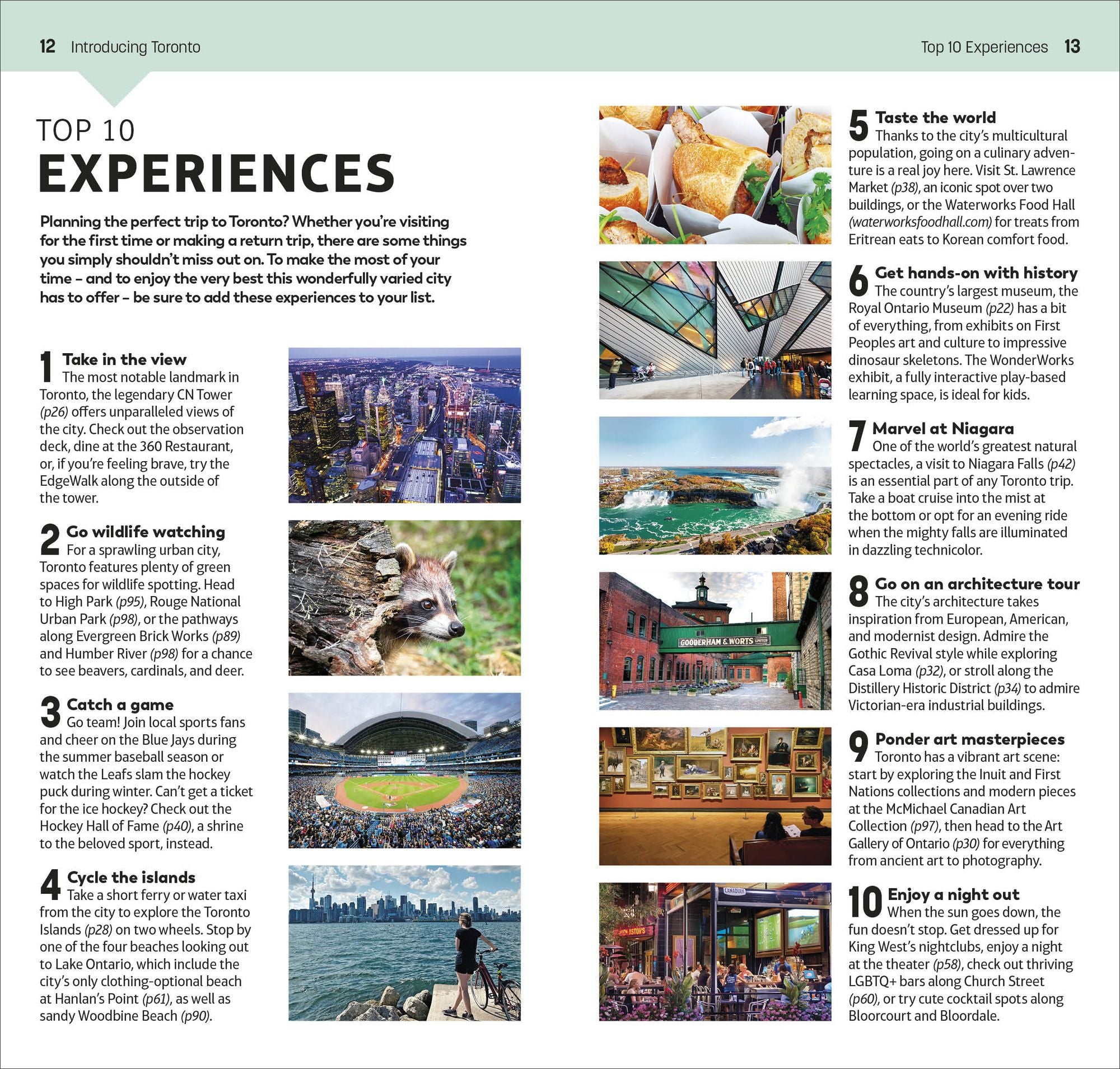 DK Top 10 Toronto: Top 10 lists for your perfect trip, plus an all-weather folded map