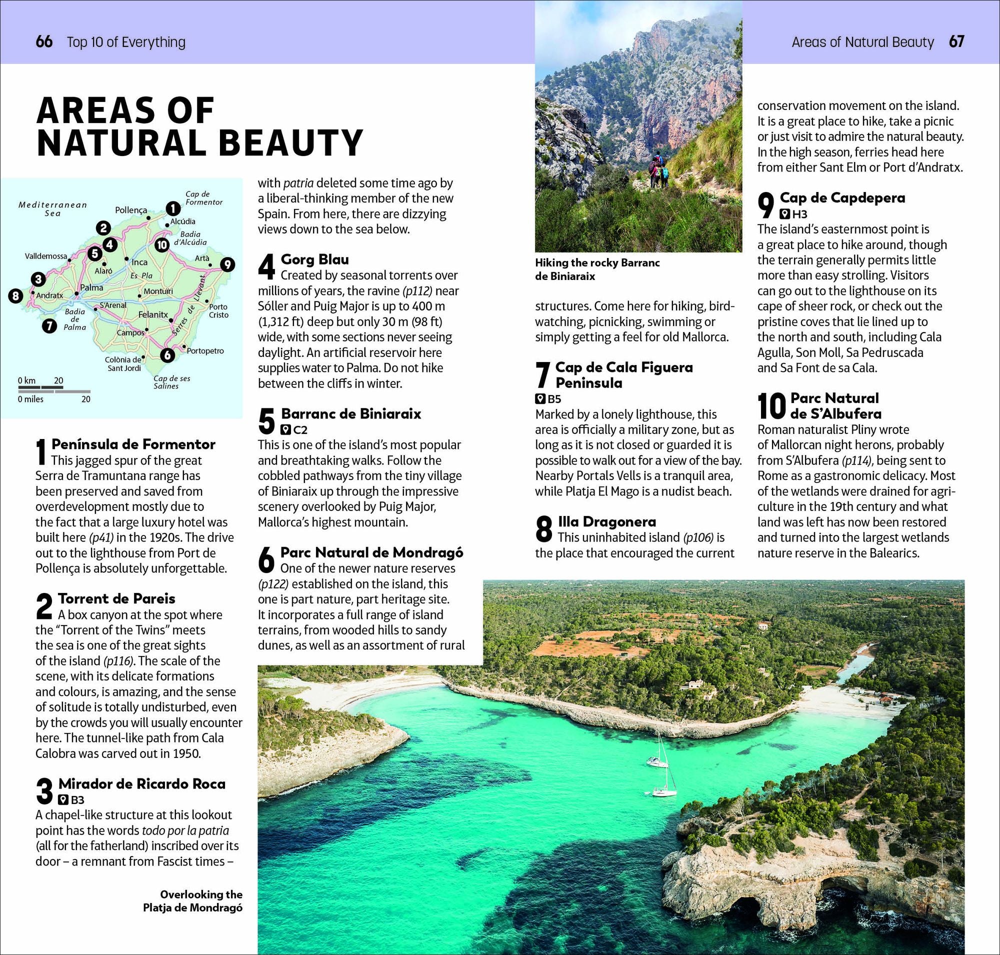 DK Top 10 Mallorca: Top 10 lists for your perfect trip, plus an all-weather folded map