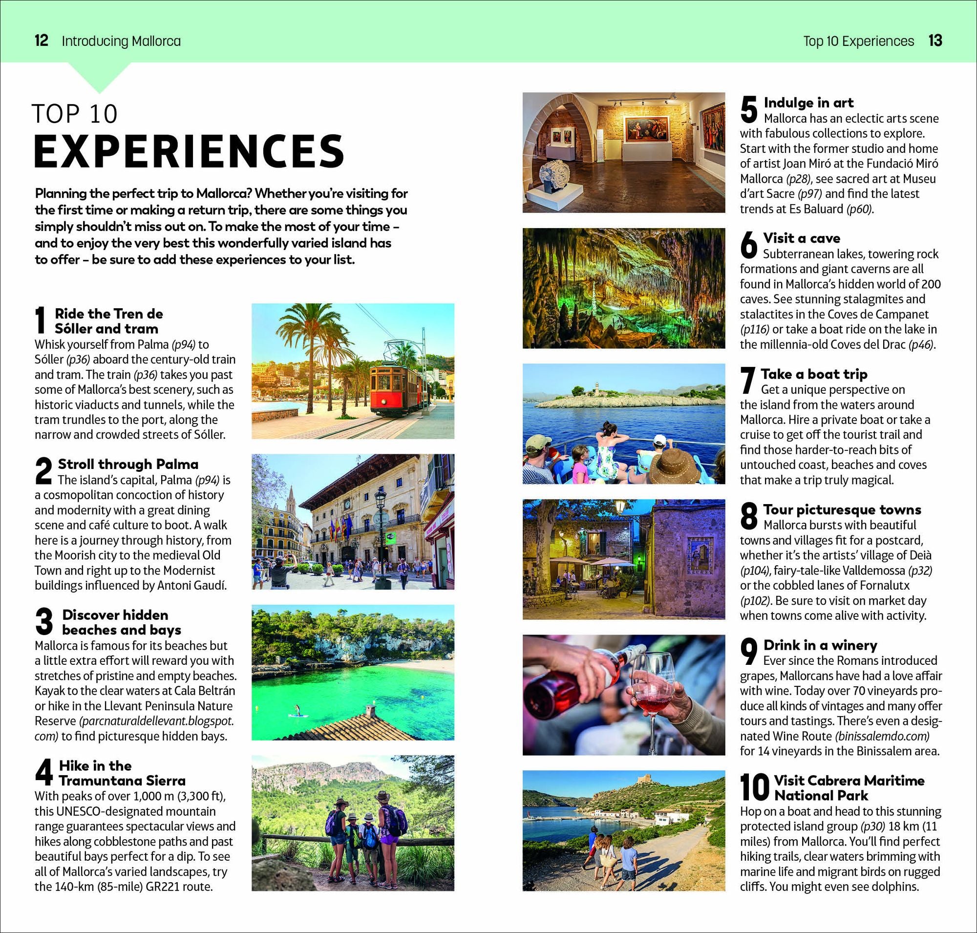 DK Top 10 Mallorca: Top 10 lists for your perfect trip, plus an all-weather folded map