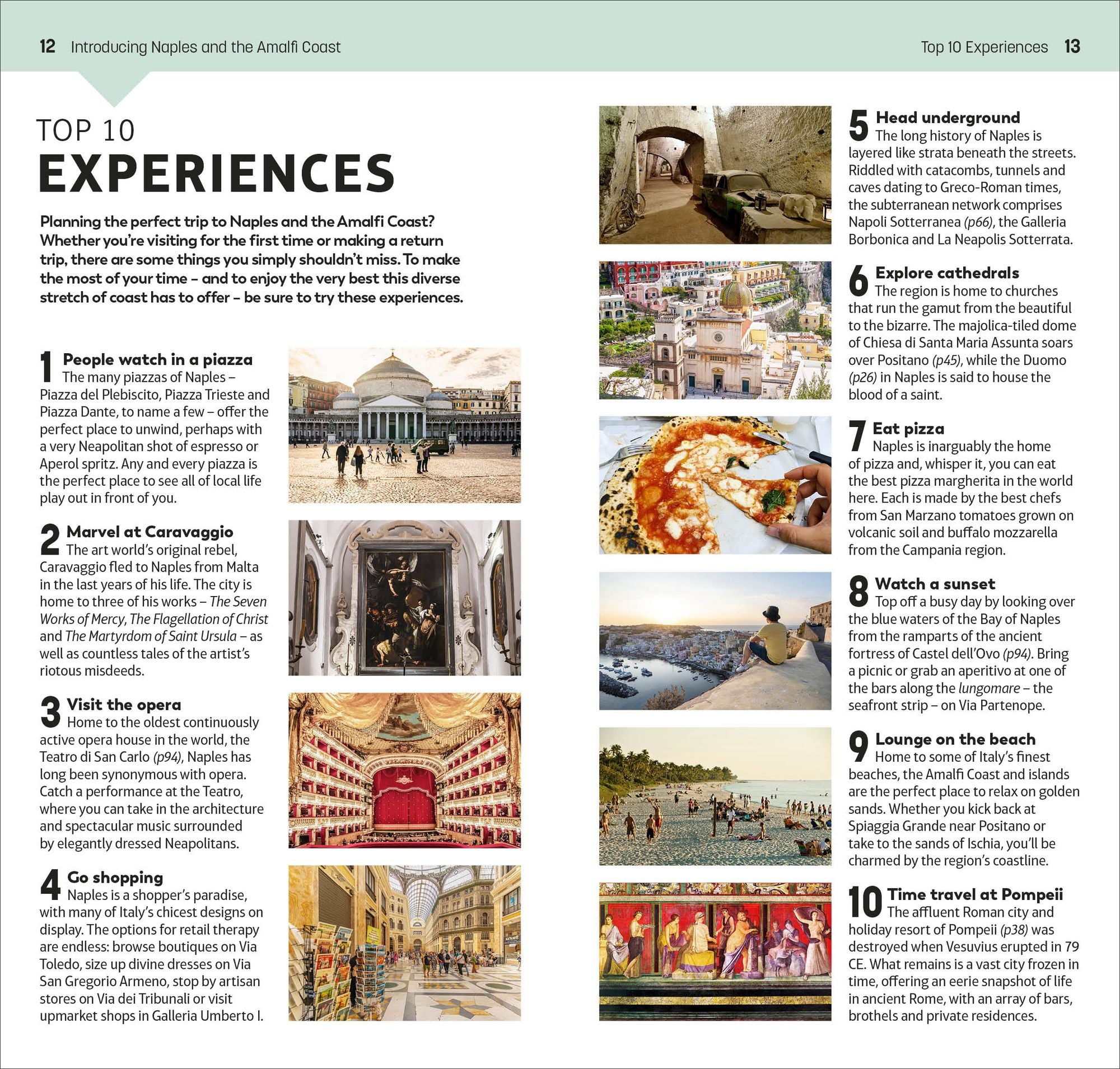 DK Top 10 Naples and the Amalfi Coast: Top 10 lists for your perfect trip, plus an all-weather folded map