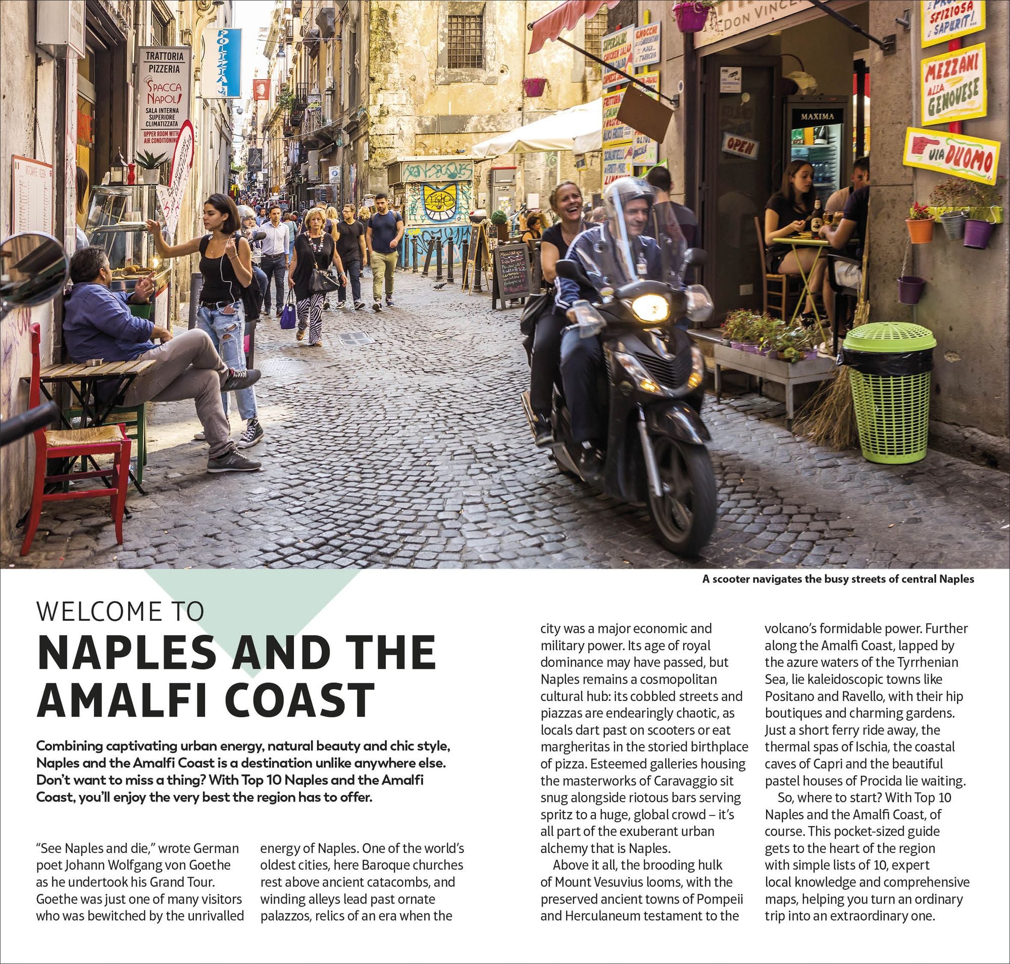 DK Top 10 Naples and the Amalfi Coast: Top 10 lists for your perfect trip, plus an all-weather folded map
