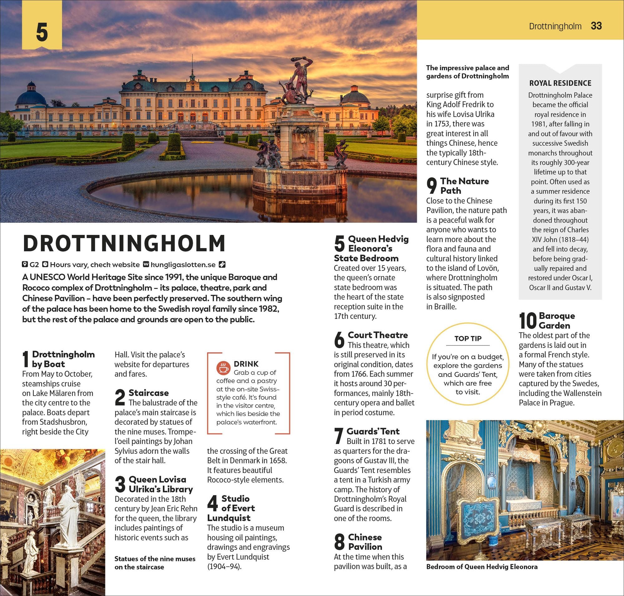 DK Top 10 Stockholm: Top 10 lists for your perfect trip, plus an all-weather folded map