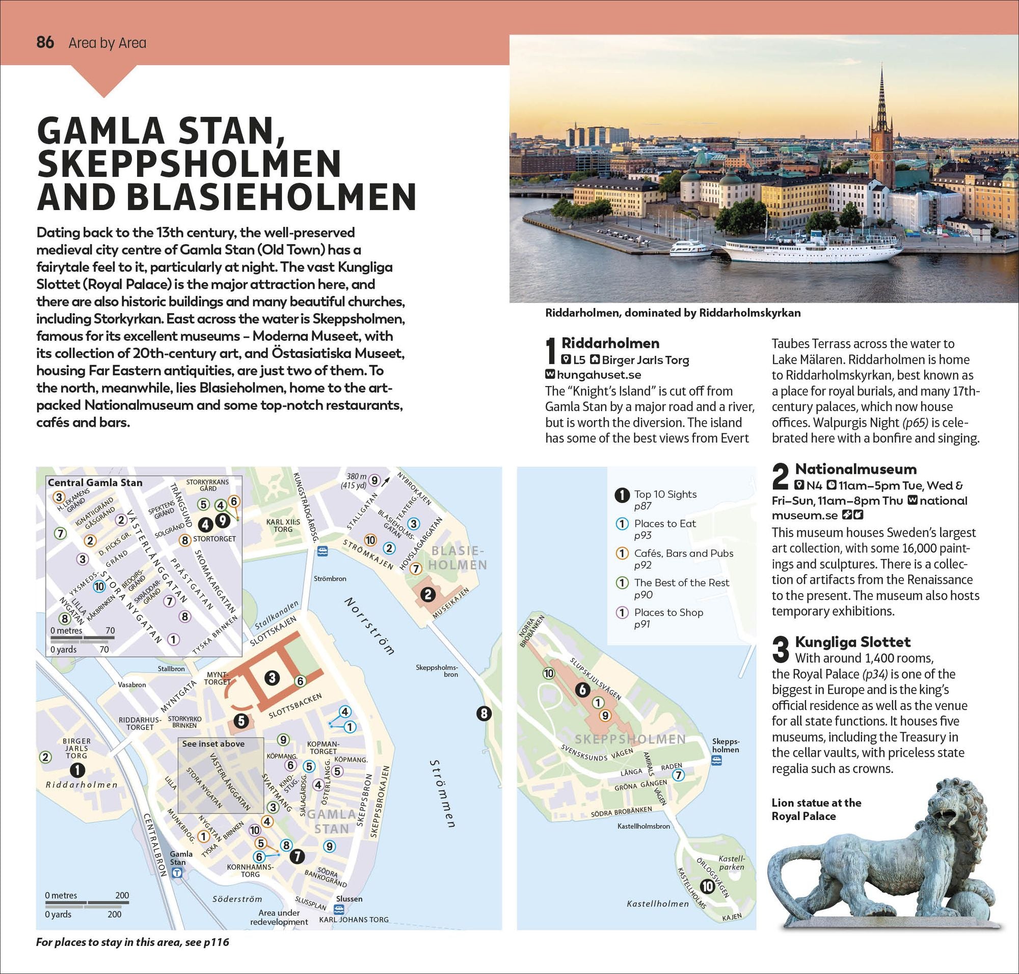 DK Top 10 Stockholm: Top 10 lists for your perfect trip, plus an all-weather folded map